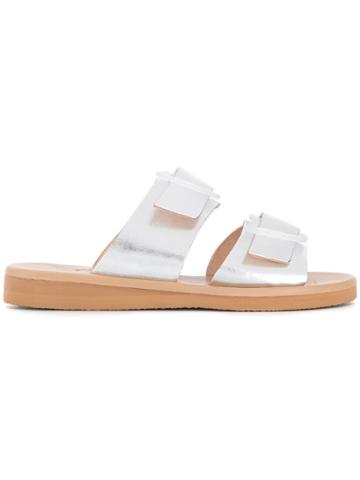 Ancient Greek Sandals Iaso Vachetta Sandals - Metallic
