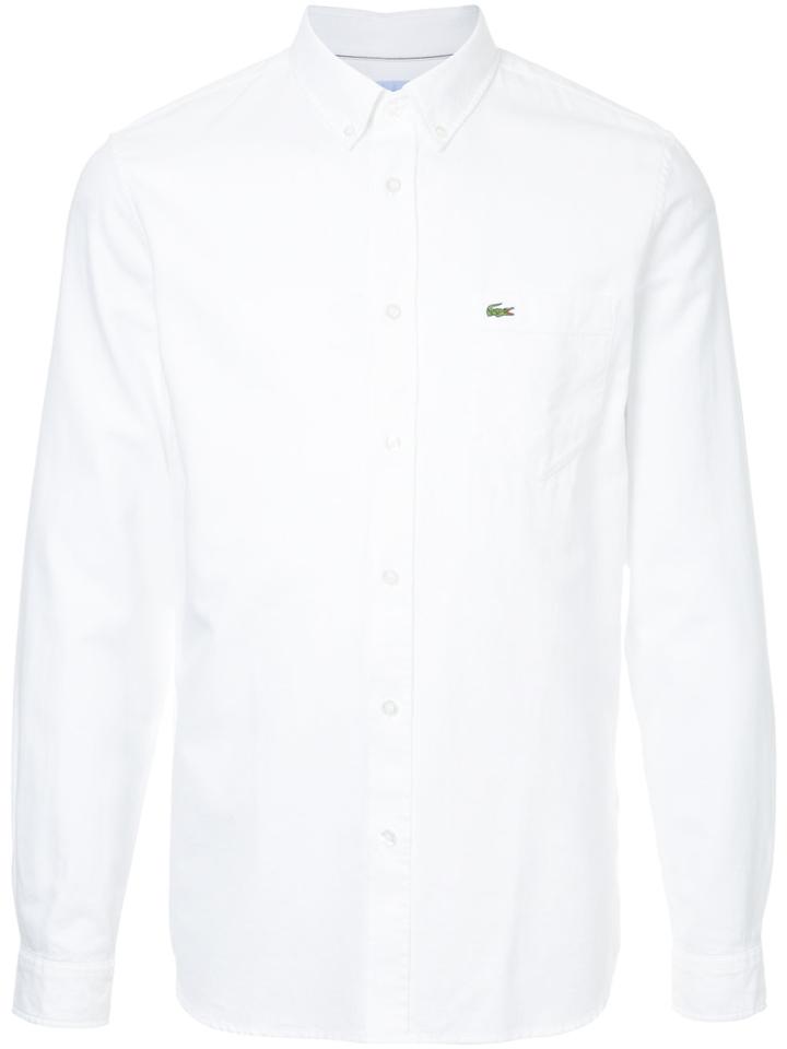 Lacoste Patch Pocket Logo Shirt - White