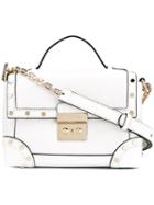 Michael Michael Kors Studded Structured Tote, Women's, White, Leather