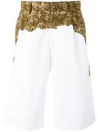 Comme Des Garçons Shirt Bermuda Shorts, Men's, Size: Large, White, Cotton
