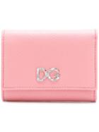 Dolce & Gabbana Foldover Logo Wallet - Pink