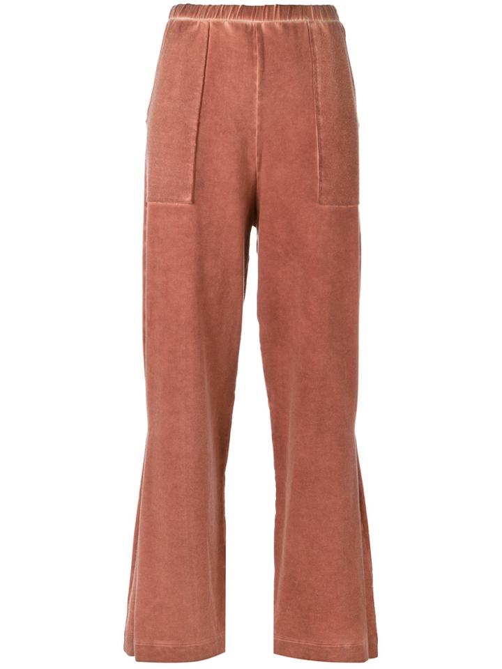 Mara Mac Wide Leg Track Trousers - Pink & Purple