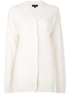 Cashmere In Love Baby Chunky Cardigan - Neutrals