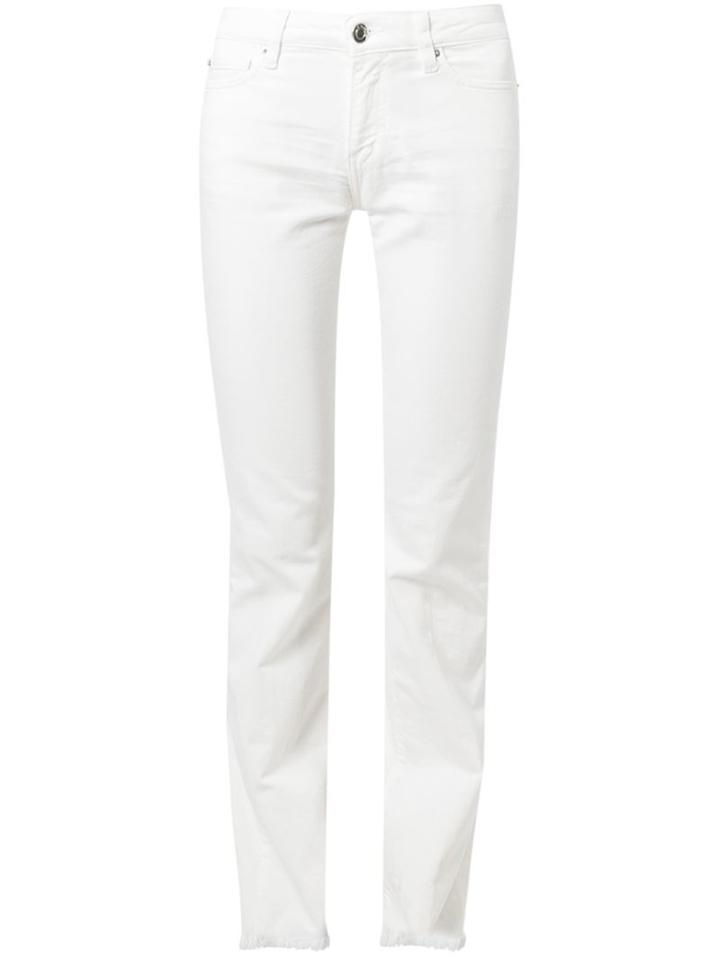 Iro 'freddy' Flared Jeans, Women's, Size: 25, White, Cotton/spandex/elastane