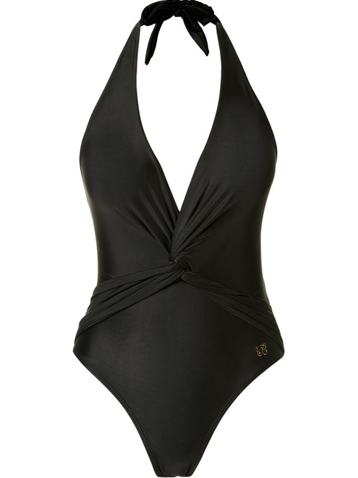 Brigitte Halterneck Swimsuit, Women's, Size: P, Black, Polyamide/spandex/elastane