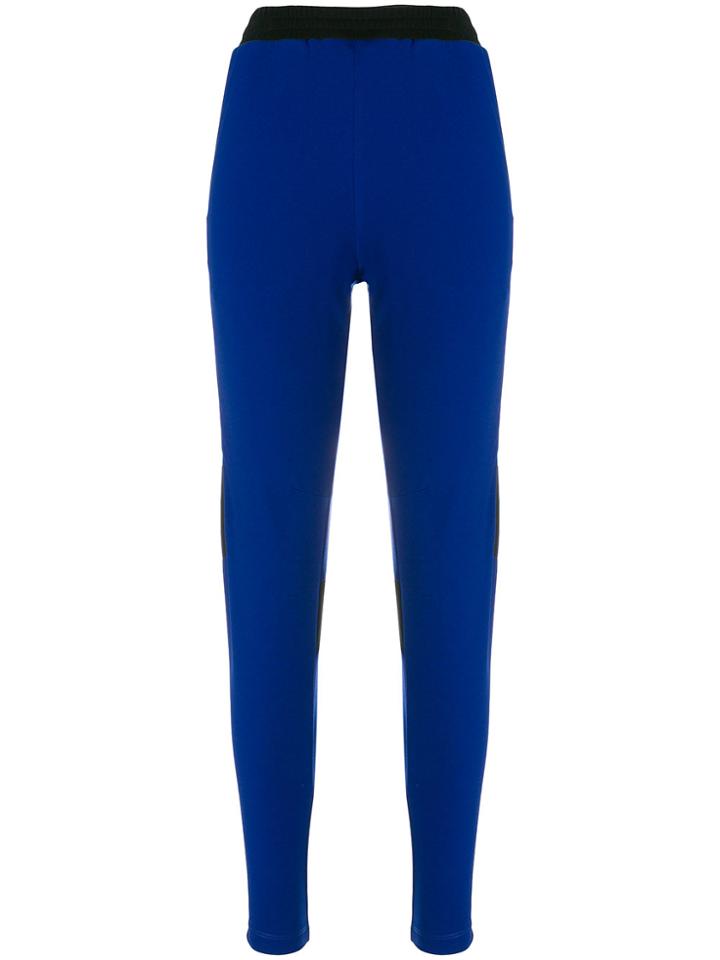 Koché Colour Block Slim Track Trousers - Blue