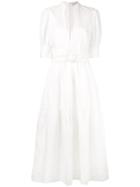 Rebecca Vallance Holliday Belted Dress - White