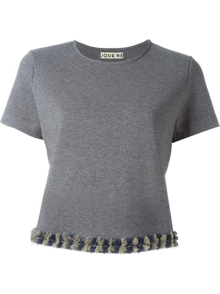 Jour/né Tulle Trim Detail T-shirt