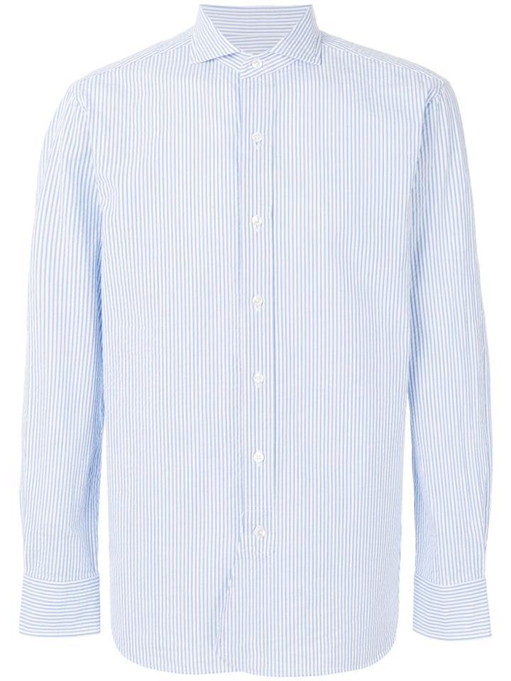 Doppiaa Striped Shirt - Blue