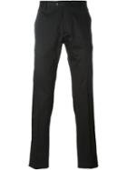 Tonello Tailored Trousers, Men's, Size: 54, Black, Cotton/spandex/elastane