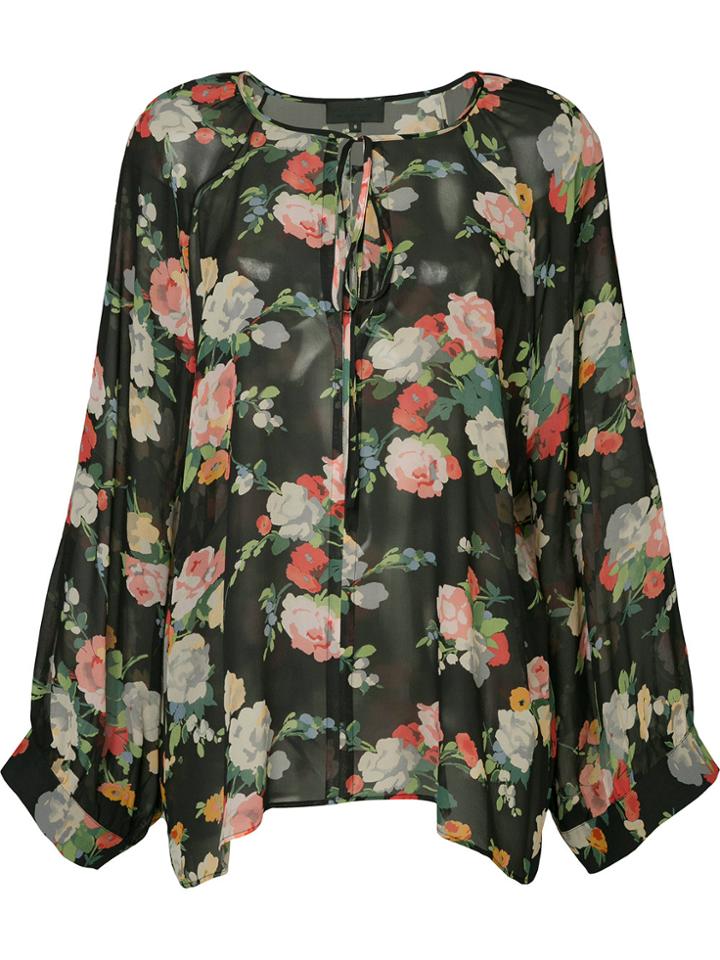 Nili Lotan Acadia Blouse - Black