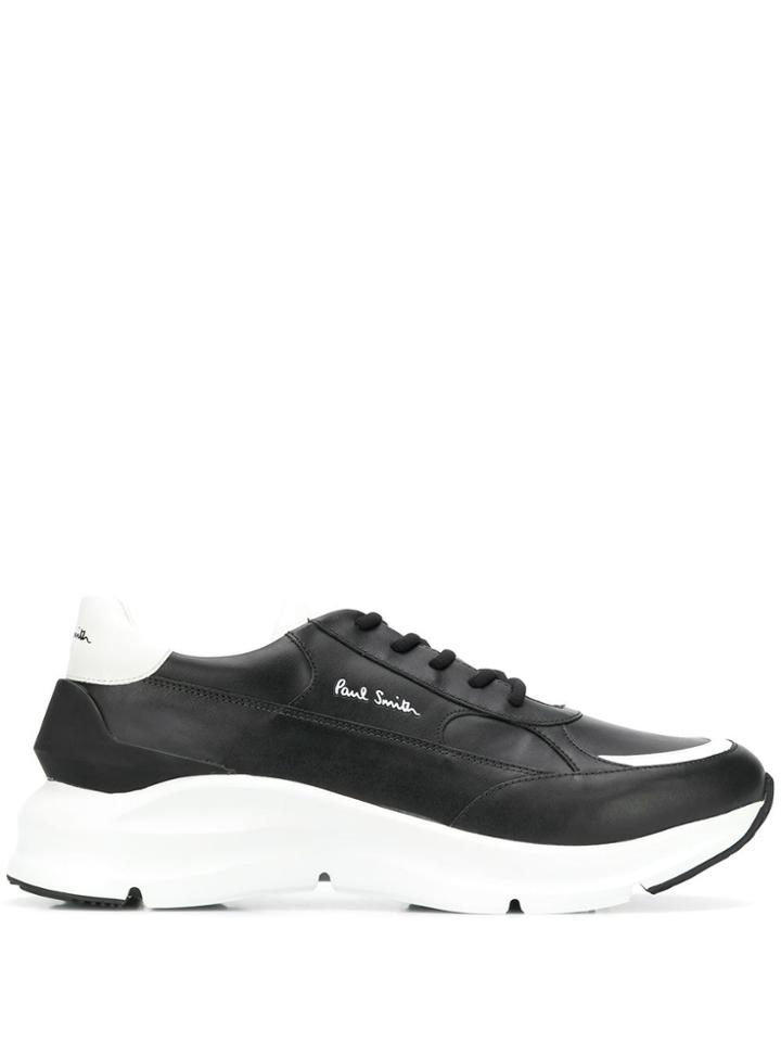 Paul Smith Logo Low-top Sneakers - Black