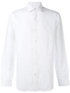 Barba - Formal Shirt - Men - Cotton/linen/flax - 42, White, Cotton/linen/flax