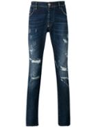 Philipp Plein - Skinny Jeans - Men - Cotton/polyester/spandex/elastane - 32, Blue, Cotton/polyester/spandex/elastane