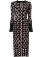 Temperley London Patterned Knit Dress - Black