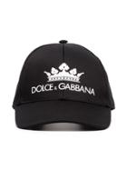 Dolce & Gabbana Dg Sml Logo Cap Blk - Black