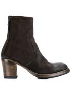 Silvano Sassetti Vintage Effect Ankle Boots - Brown