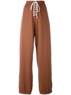 Fenty X Puma Front Lace Sweatpants - Brown