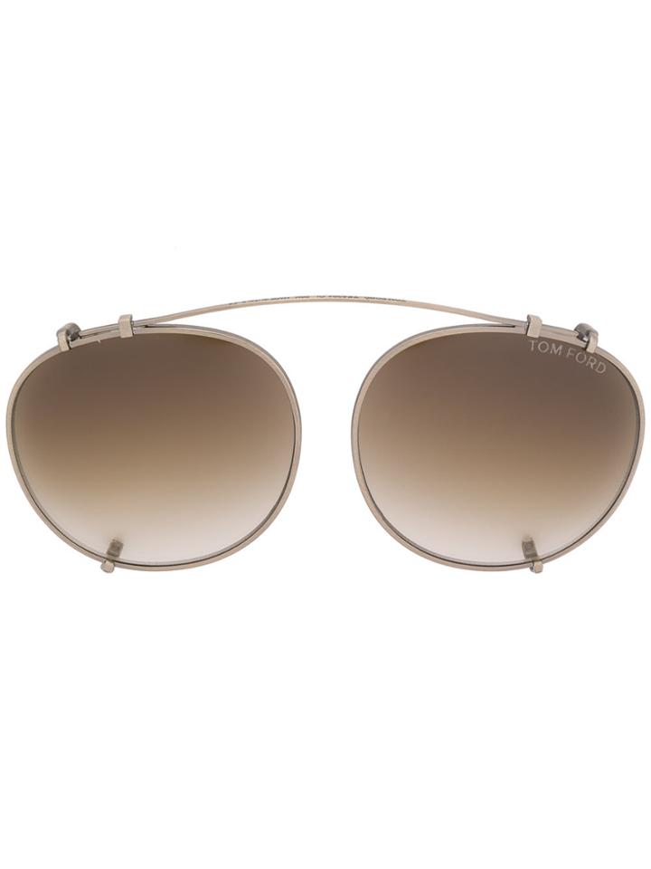 Tom Ford Eyewear Clip On Sunglasses - Nude & Neutrals