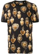 Dolce & Gabbana Sacred Heart Printed T-shirt - Multicolour