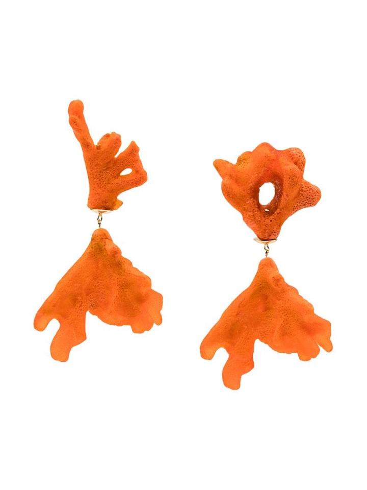 Dinosaur Designs Dino Rockpool Orng Coral Resn Drop Erng - Orange