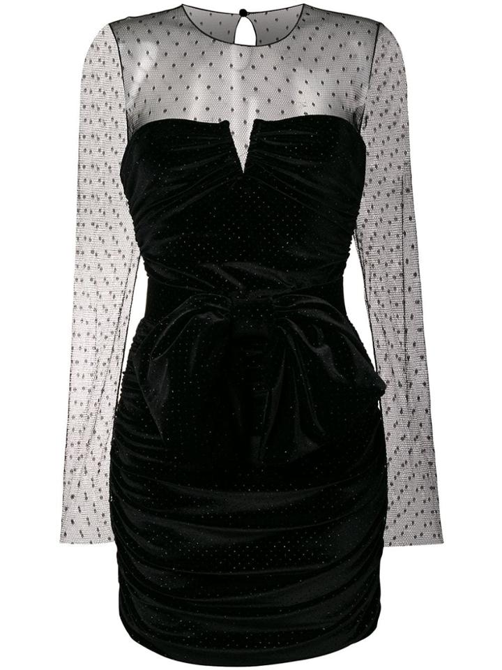 Redemption Velvet Mini Dress - Black
