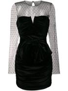 Redemption Velvet Mini Dress - Black