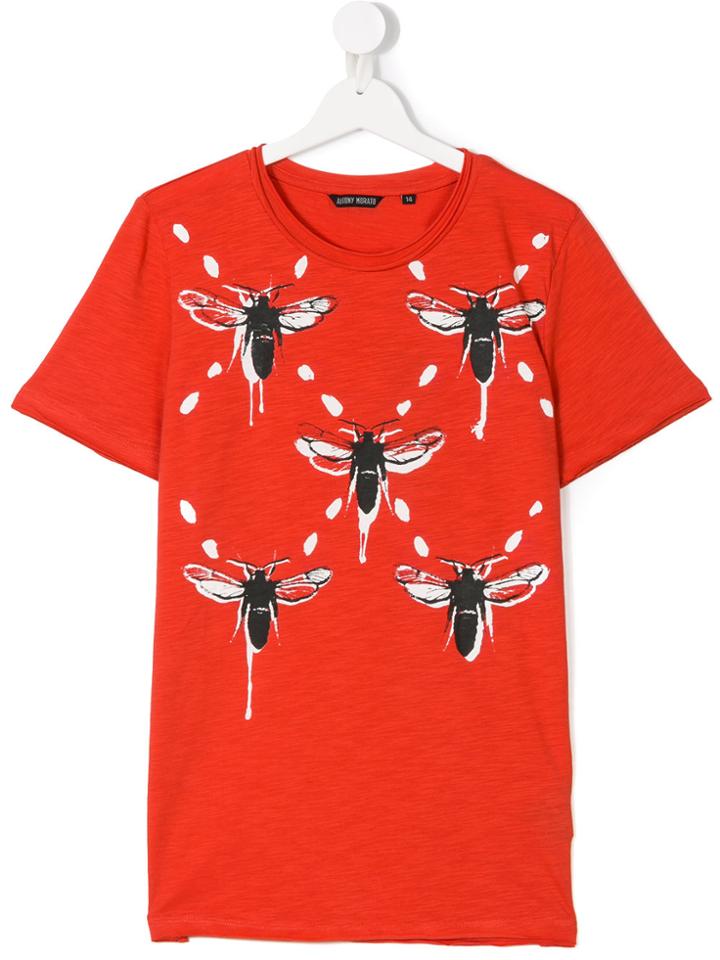 Antony Morato Flying Insects T-shirt - Red