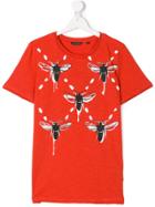 Antony Morato Flying Insects T-shirt - Red