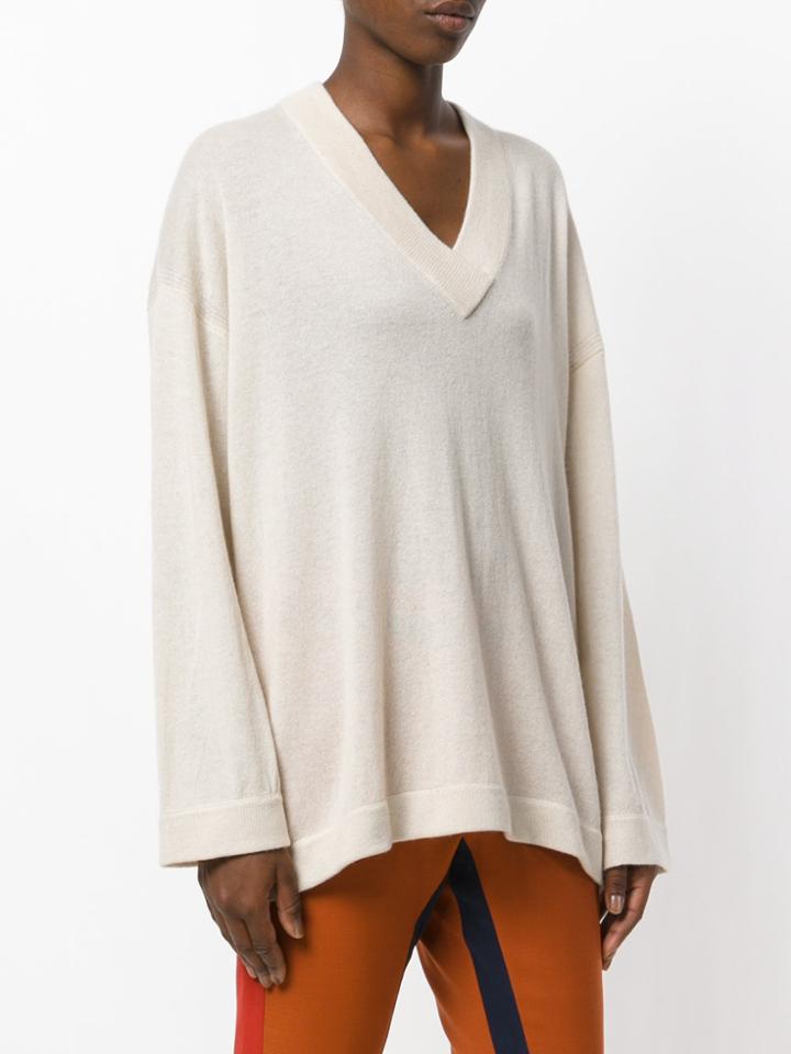 Antonia Zander Oversized Pullover - Nude & Neutrals