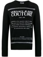 Versace Jeans Couture Logo Print Sweater - Black