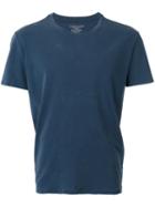 Majestic Filatures - Crew Neck T-shirt - Men - Cotton/spandex/elastane - Xxl, Blue, Cotton/spandex/elastane