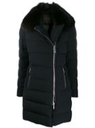 Moorer Slim-fit Puffer Coat - Blue