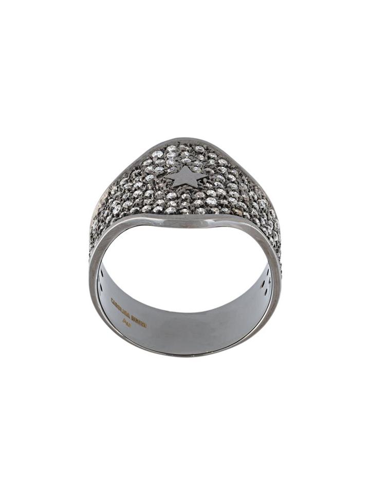 Carolina Bucci 'superstellar' Shield Ring, Women's, Size: 4, Metallic