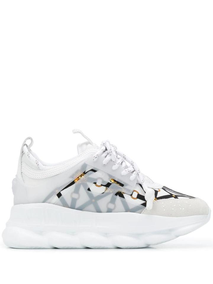 Versace Chain Reaction 2 Sneakers - White