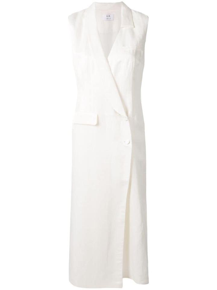 Sir. Isa Vest Midi Dress - White
