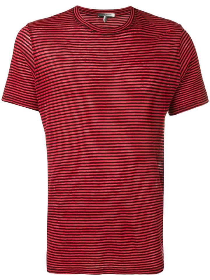 Isabel Marant Striped T-shirt - Red