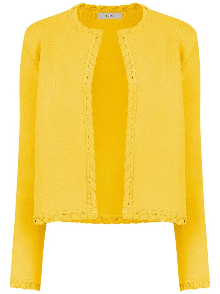 Egrey Knit Cardigan - Yellow & Orange