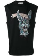 Mcq Alexander Mcqueen - Animated Print Tank Top - Men - Cotton - M, Black, Cotton