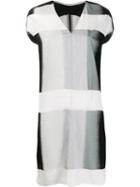 Rick Owens Print Mix Dress - Black