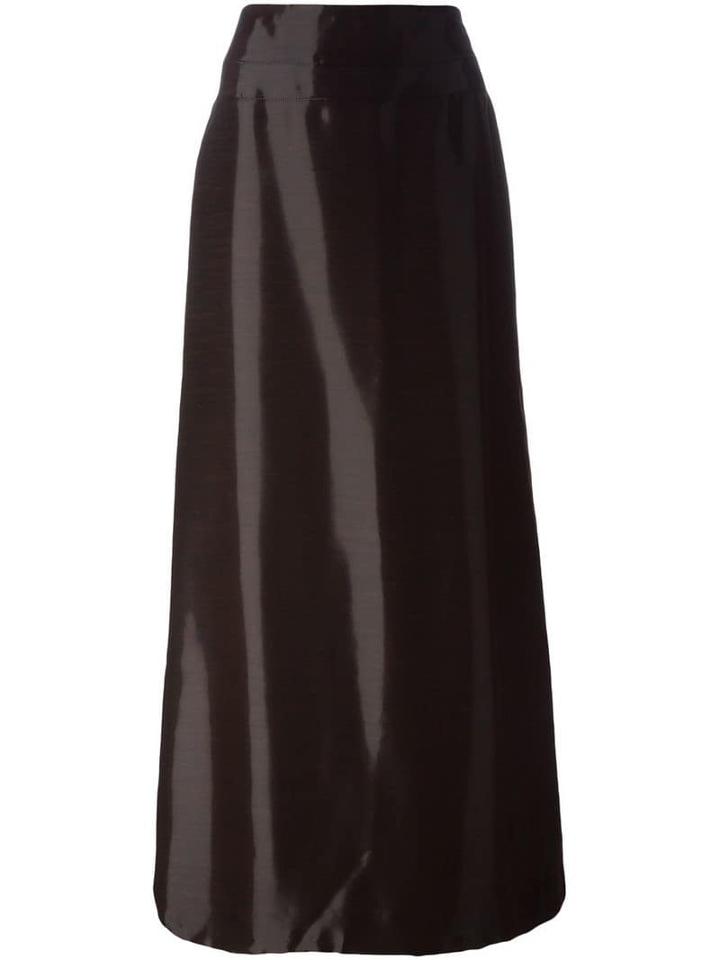 Jean Louis Scherrer Pre-owned High-shine Long Skirt - Red