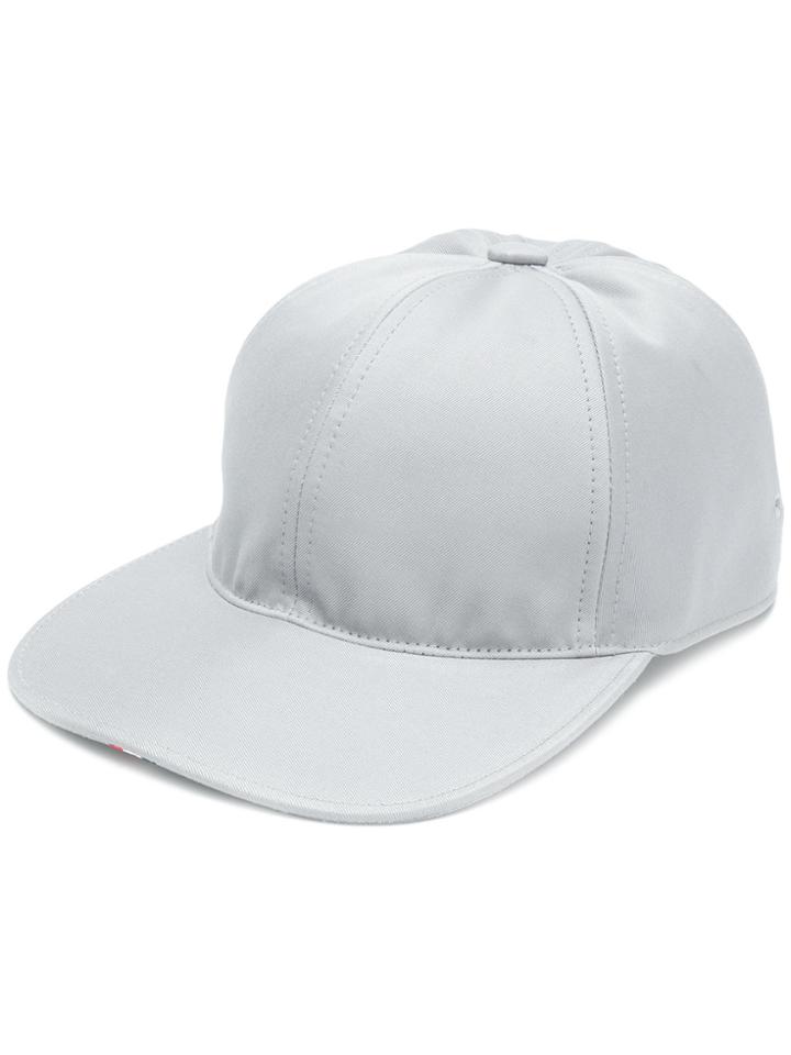 Thom Browne 6-panel Baseball Cap With Red, White And Blue Seam Tape In