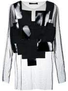 Gloria Coelho Anthony Tulle Blouse - Black