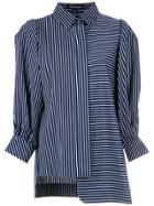 Gloria Coelho Asymmetric Striped Shirt - Unavailable