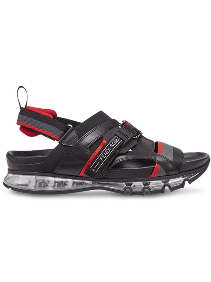 Fendi Tpu Sandals - Black