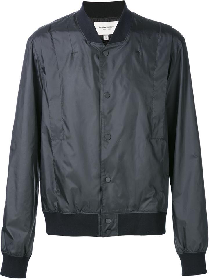 Public School Shoulder Panel Bomber Jacket