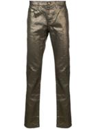Saint Laurent Low Waisted Jeans - Yellow & Orange