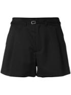 Guild Prime Front Pleat Shorts, Women's, Size: 34, Black, Polyester/polyurethane/rayon