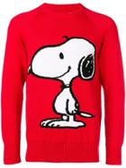 Lc23 Snoopy Print Sweater - Red