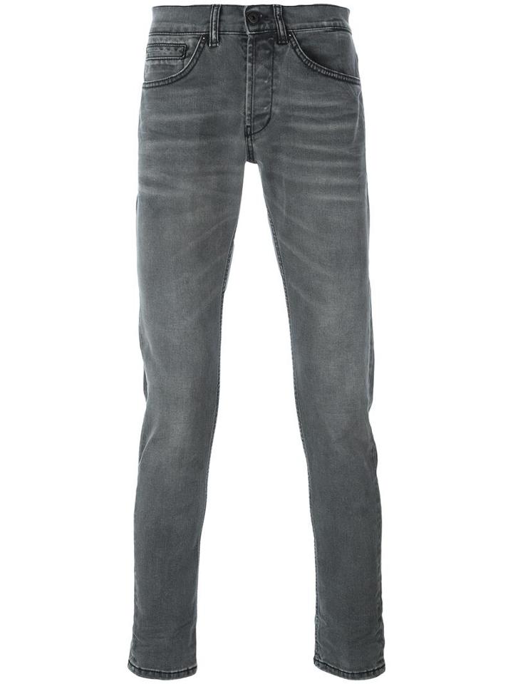 Dondup 'george' Jeans, Men's, Size: 34/30, Grey, Cotton/polyester/spandex/elastane